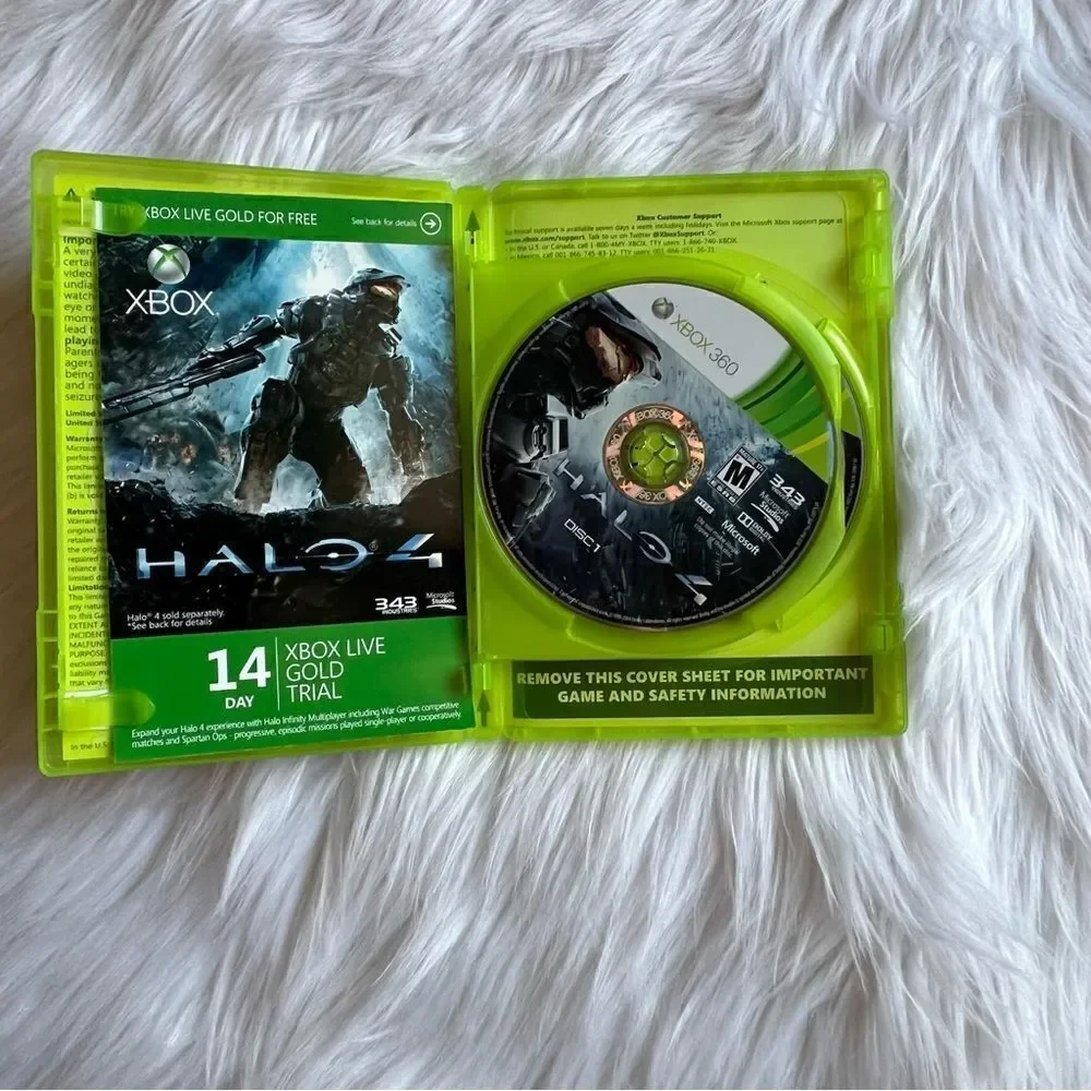 XBOX 360 Halo 4  (2 disc) sets